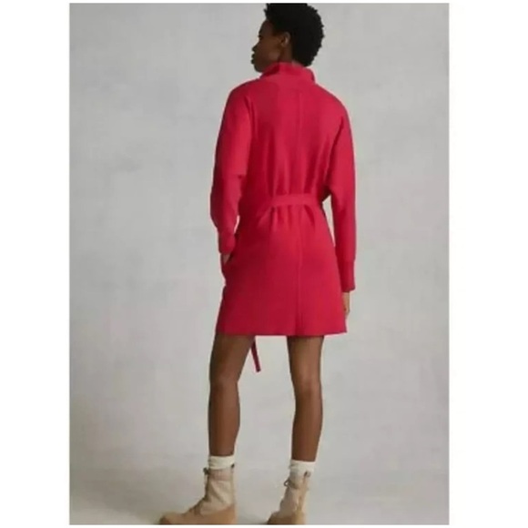 New Anthropologie Daily Practice Knit Sweater Dress w/ pockets Pink Size Small - Picture 2 of 7